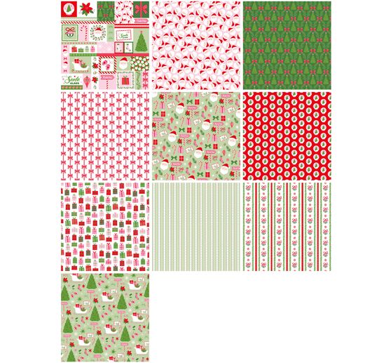 Papier-Set "Santa Baby"