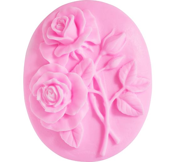 VBS Silikon-Seifengie&szlig;form "Two Roses"