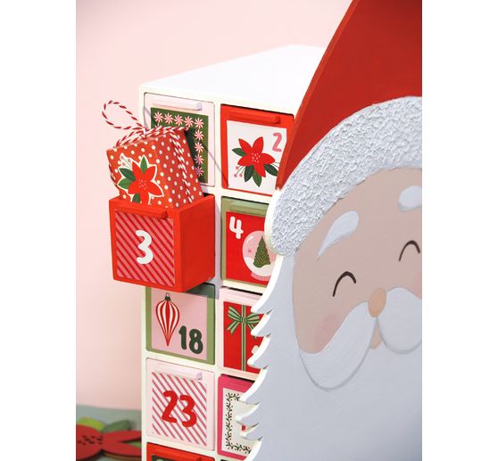 Sticker Adventszahlen "Santa Baby"