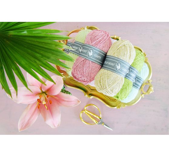 Durable Glam crochet and knitting yarn