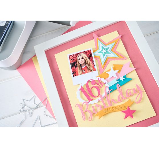 Sizzix Framelits Punching template "Stars"