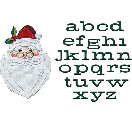 Sizzix Thinlits Punching template "Letter to Santa by Tim Holtz"
