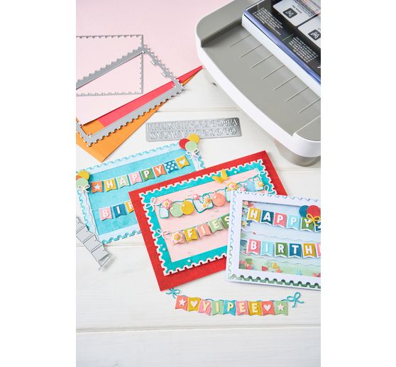 Sizzix Thinlits Stanzschablone "All about Banners"