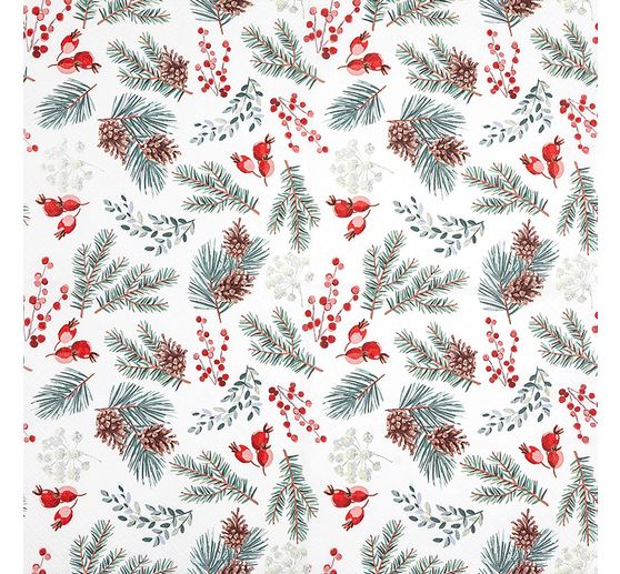 Napkin "Winter Botanicals"