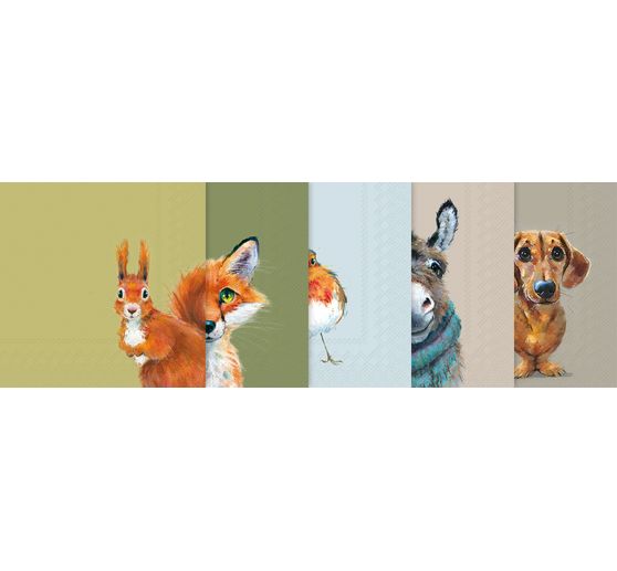 VBS Servietten-Set "Lustige Tierbande 2.0"