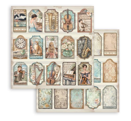 Stamperia Scrapbook-Block "Symphony"