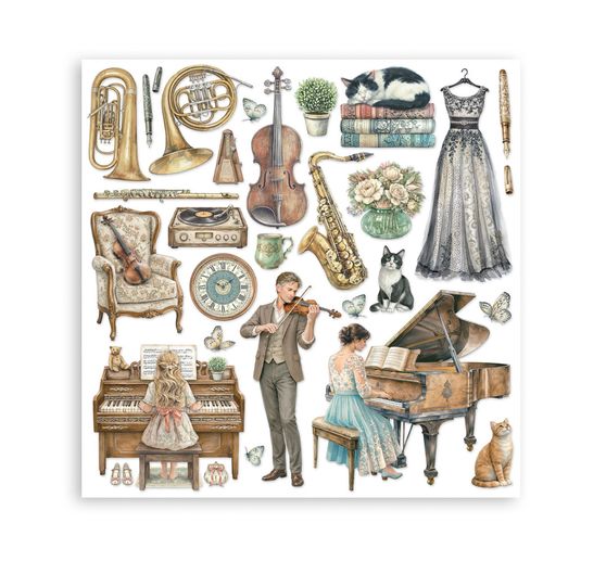 Stamperia Scrapbook-Block "Symphony"