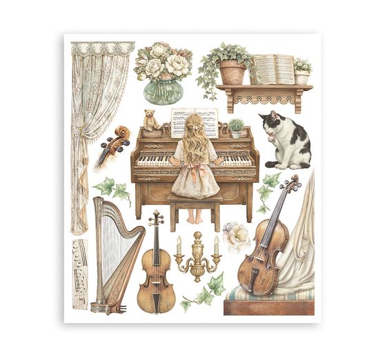 Stamperia XL Rub On Sortiment "Symphony"