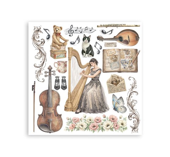 Stamperia Rub On Sortiment "Symphony"