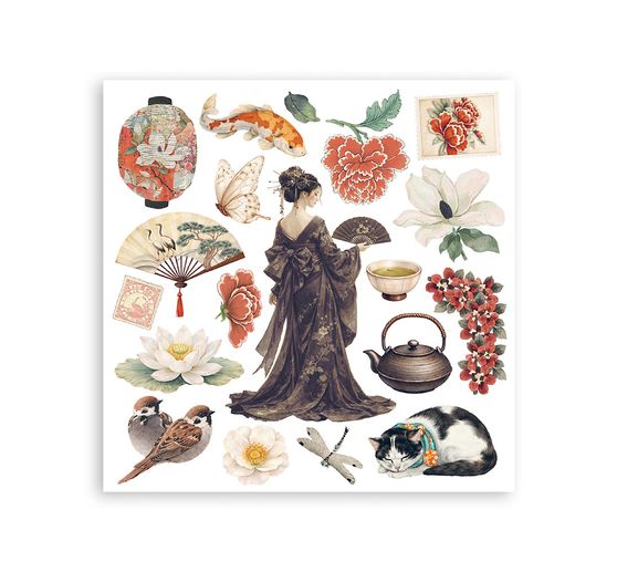 Stamperia Rub On Sortiment "Oriental Garden"