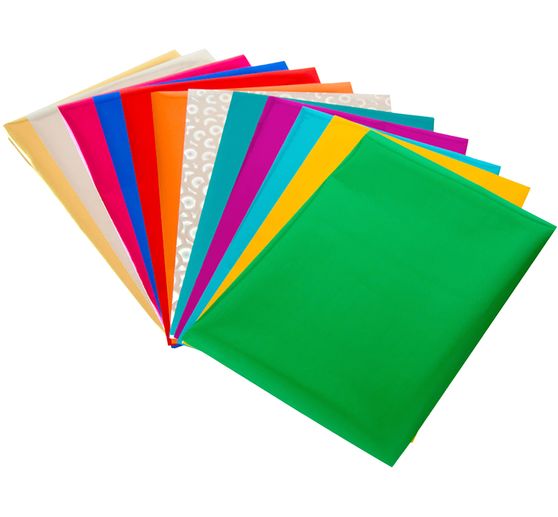 Hot stamping foil, 10 x 15 cm, 24 pieces