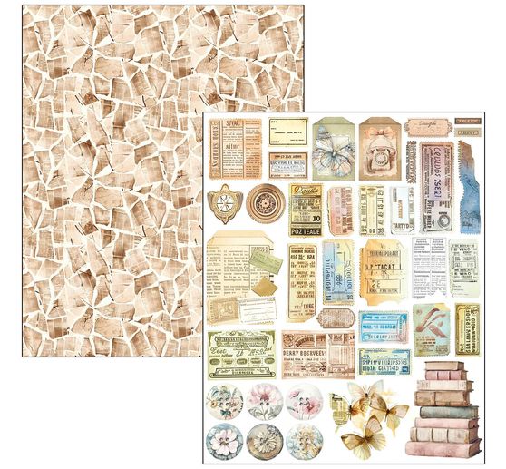 Ciao Bella Mixed Media Book "Lost in Time"