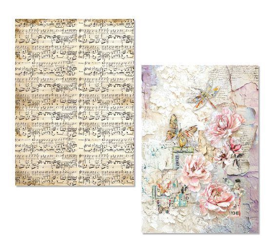 Ciao Bella Motif straw silk assortment "The Sound of Spring", set of 8
