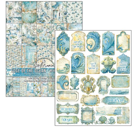 Ciao Bella Mixed Media Book "Edge of the Ocean"