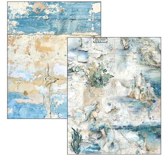 Ciao Bella Mixed Media Book "Edge of the Ocean"