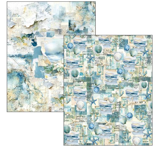 Ciao Bella Mixed Media Book "Edge of the Ocean"
