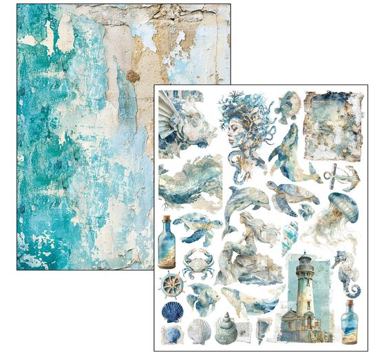Ciao Bella Mixed Media Book "Edge of the Ocean"