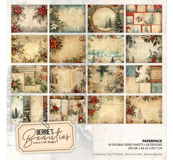 Paper set "Vintage Christmas"