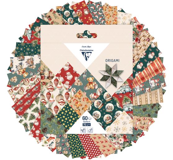 Folding paper "Christmas"