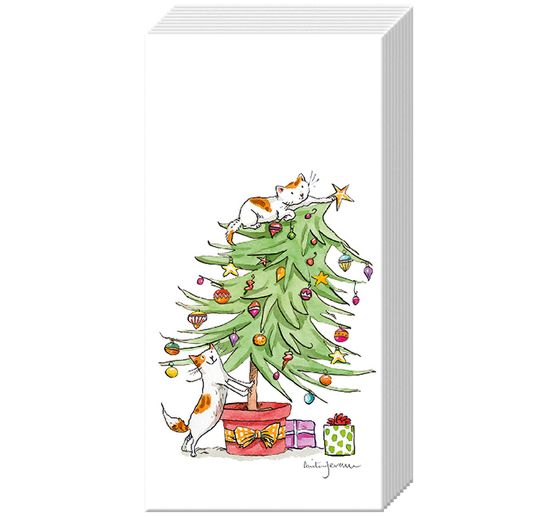 Paper handkerchiefs "Cats in the Tree"