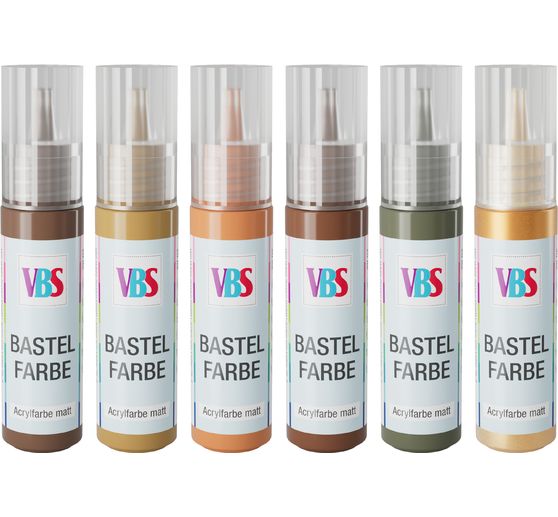 VBS Bastelfarben-Set "Whispering Woods", 6 x 20 ml