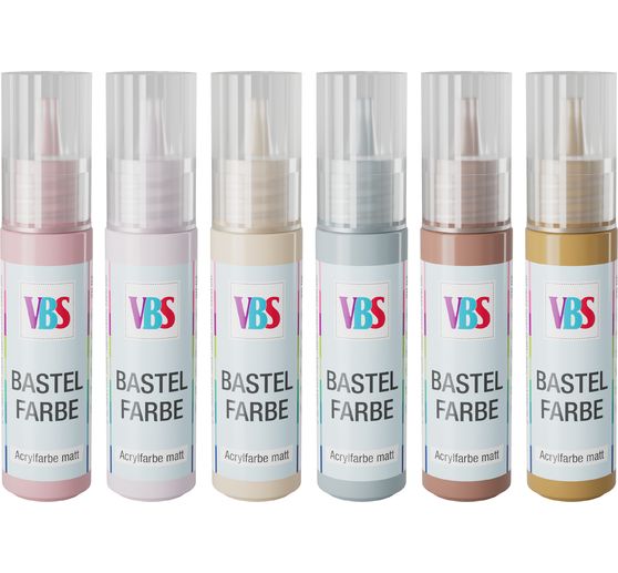 VBS Bastelfarben-Set "Winter Romance", 6 x 20 ml