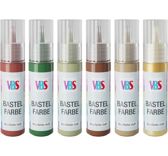 VBS Bastelfarben-Set "Xmas-Soul", 6 x 20 ml