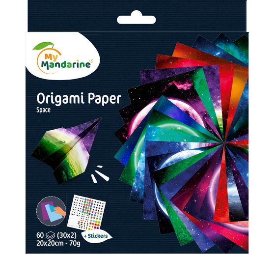 Folding paper assortment "Space"