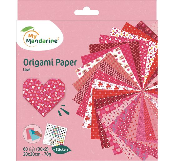 Folding paper assortment "Paper Love"
