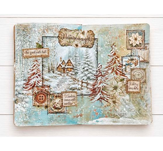 Stamperia Scrapbook block "White Christmas"