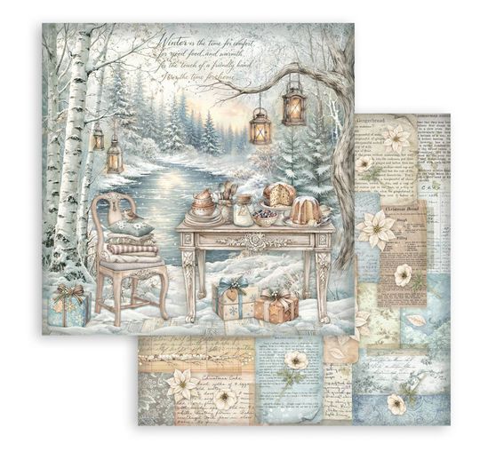 Stamperia Scrapbook block "White Christmas"