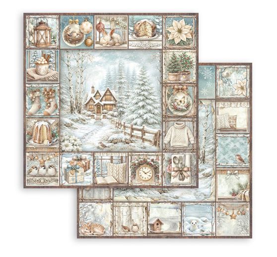 Stamperia Scrapbook block "White Christmas"
