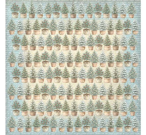 Stamperia Scrapbook block "White Christmas Backgrounds"