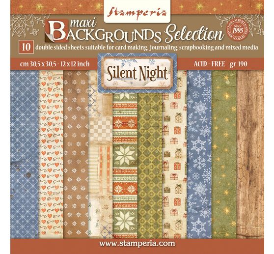 Stamperia Scrapbook-Block "Silent Night Backgrounds"