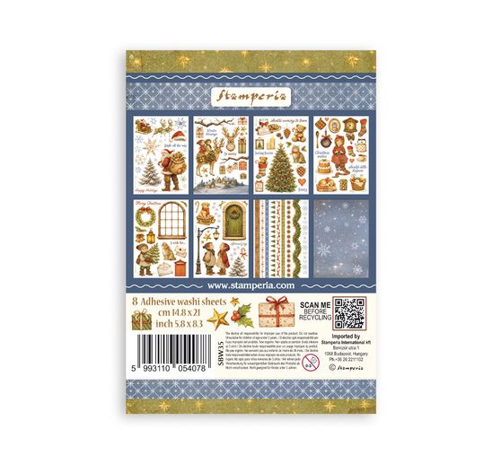 Stamperia Washi pad "Silent Night"