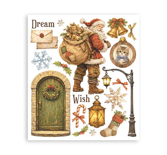 Stamperia XL Rub On assortment "Silent Night"