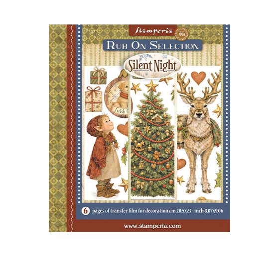 Stamperia XL Rub On assortment "Silent Night"