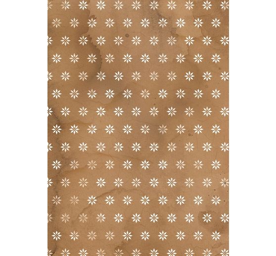 Stamperia Motiv-Strohseide Backgrounds "Silent Night", DIN A6, 8er Set