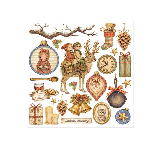Stamperia Rub On Sortiment "Silent Night"