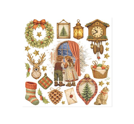 Stamperia Rub On Sortiment "Silent Night"