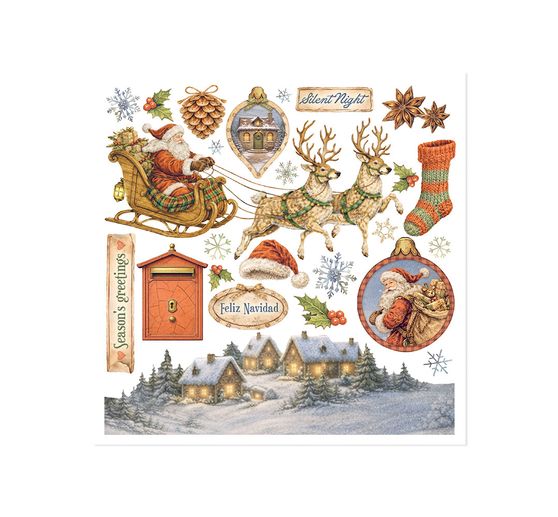 Stamperia Rub On Sortiment "Silent Night"