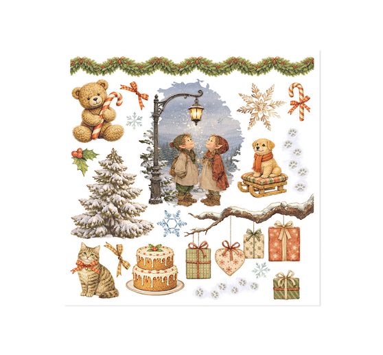Stamperia Rub On Sortiment "Silent Night"