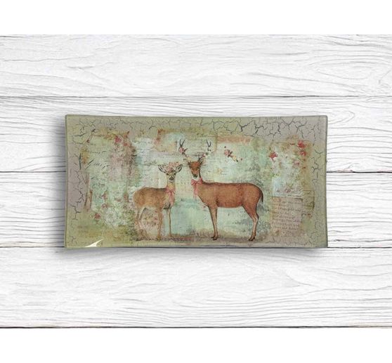 Stamperia Motiv-Strohseide "Winter Magic - Deer"