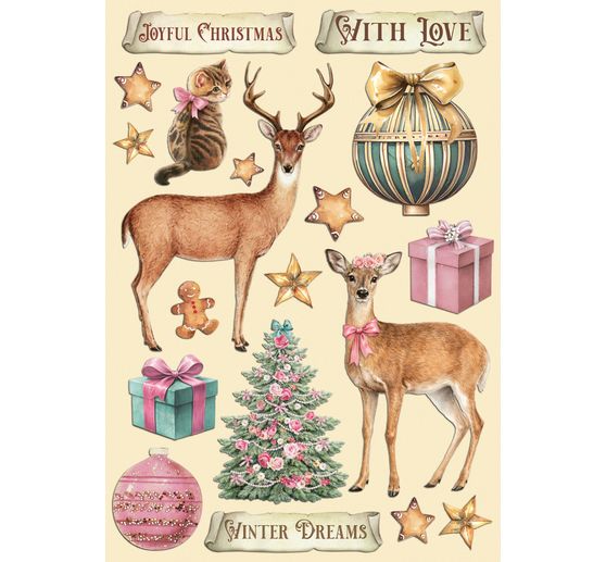 Stamperia Lasercut motifs "Winter Magic"