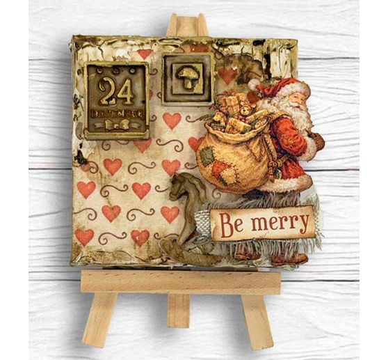 Stamperia Motif straw silk backgrounds "Silent Night", DIN A6, set of 8
