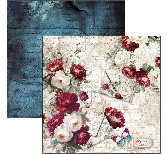 Ciao Bella Scrapbook-Papier "Bohemian Burgundy"