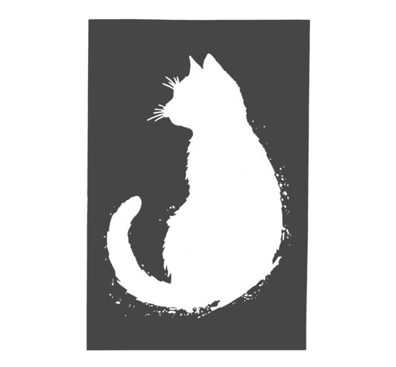 VBS Schablone "Cat", 16 x 24 cm
