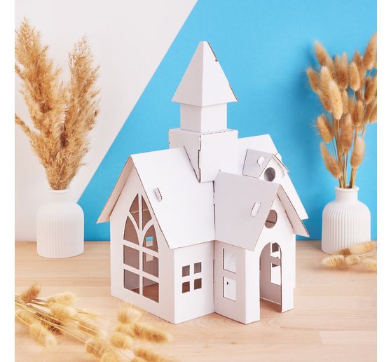 VBS Craft kit paper house "Church"