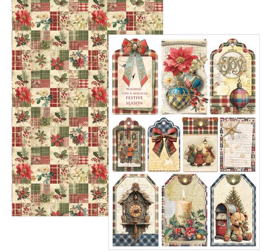 Ciao Bella Papier-Set "Merry & Bright"