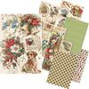 Ciao Bella Motiv-Strohseiden Sortiment "Cozy Christmas", 8er-Set